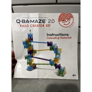 Mindware Q-BA-MAZE 2.0 Rails Creation Cascading Waterfall Marble Maze- READ